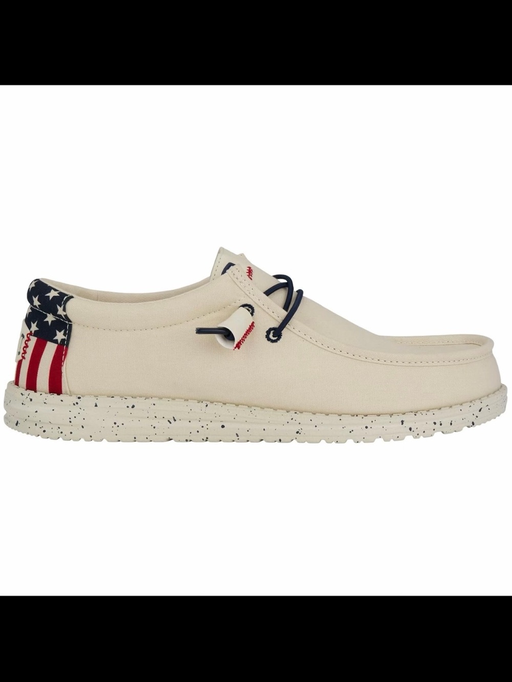 Hey Dude Wally Americana Loafer Slip on Shoe Size 8 Good Condition